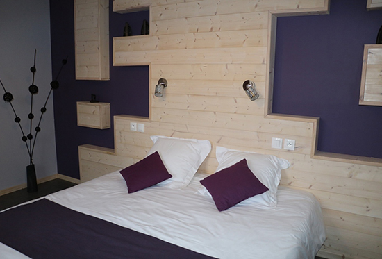 chambre d'hotes Jura serpolet lit double